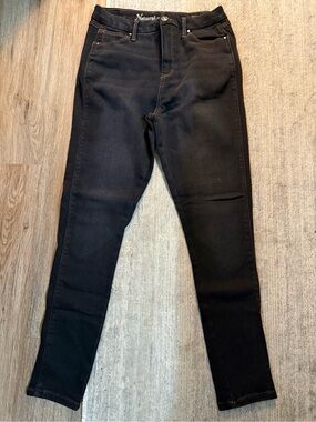 Natural Reflections Black Skinny Fleece Lined Jeans